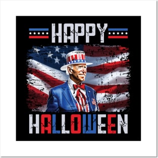 Happy Halloween Confused Joe Biden Posters and Art